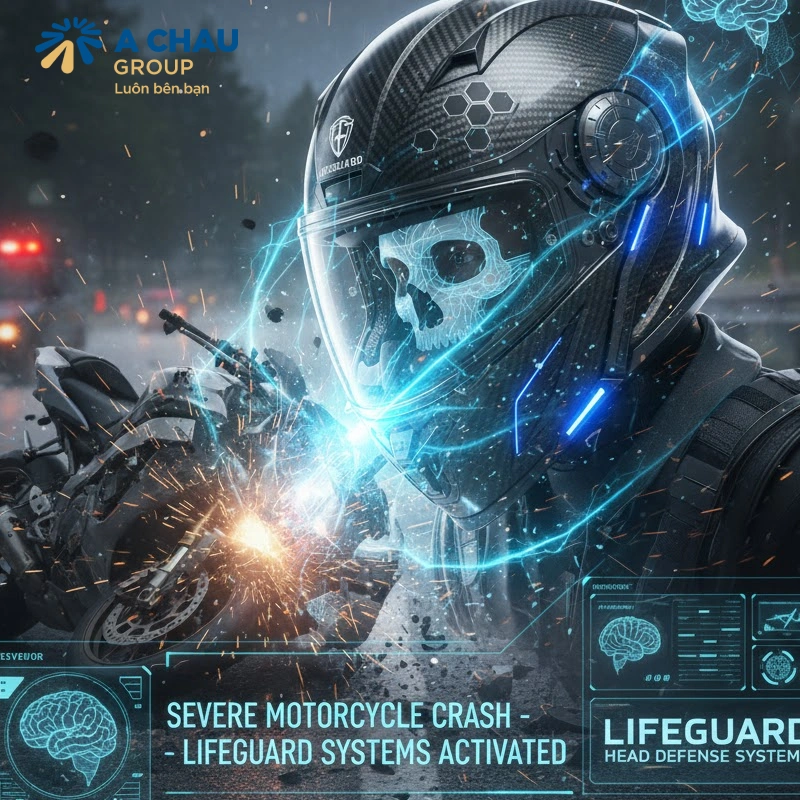 Công dụng của mũ bảo hiểm cốt lõi nhất là bảo vệ tính mạng con người khi có va chạm giao thống