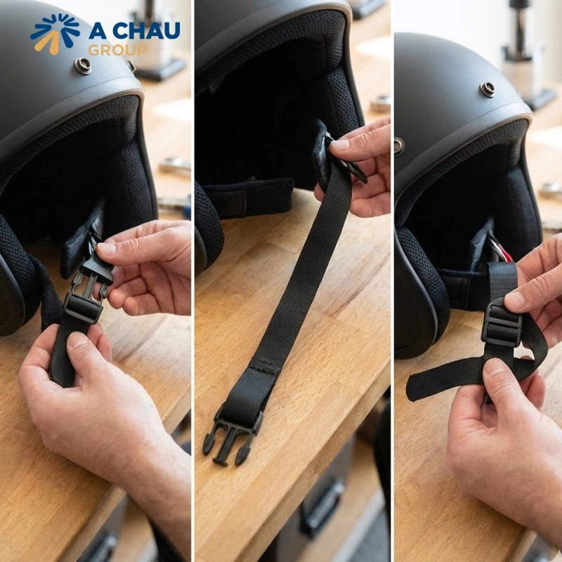 Cách sửa quai đeo nón bảo hiểm tại nhà