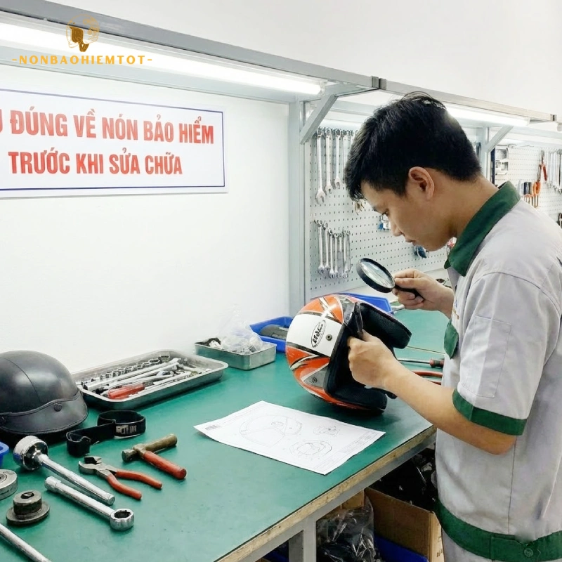 Hiểu đúng về nón bảo hiểm trước khi sửa chữa