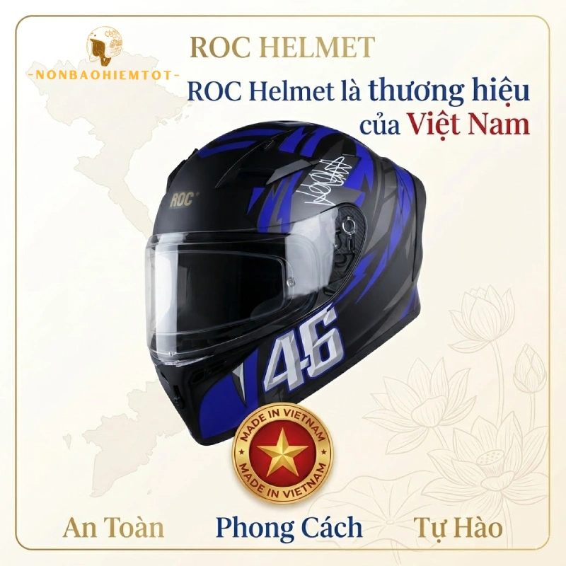 ROC Helmet là thương hiệu của Việt Nam