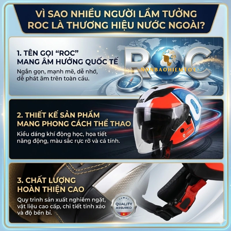 Vì sao nhiều người lầm tưởng ROC là thương hiệu nước ngoài?