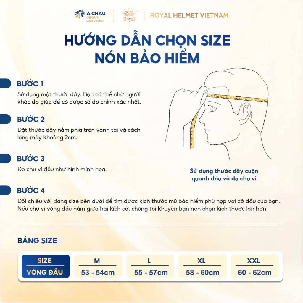 Cách đo vòng đầu