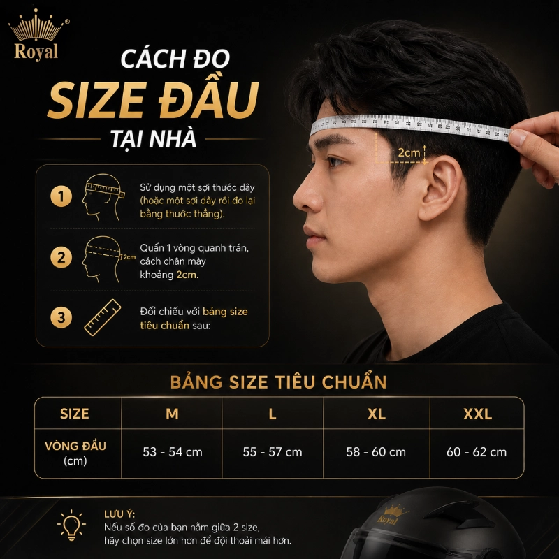 Cách đo vòng đầu