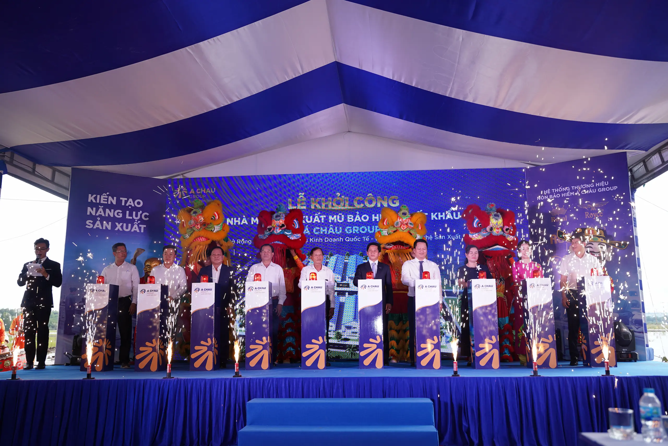 Tap-doan-quoc-te-A-Chau-khoi-cong-nha-may-xuat-khau-non-bao-hiem-tai-Tay-Ninh-
