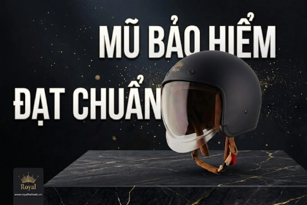 Mũ bảo hiểm đạt chuẩn
