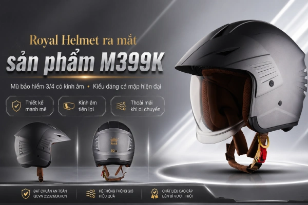 Royal Helmet ra mắt sản phẩm M399K