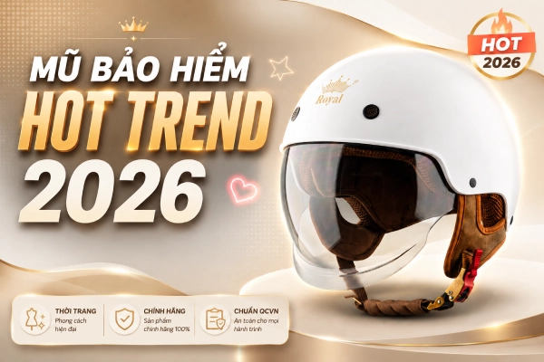 Top 5 mũ bảo hiểm hot trend