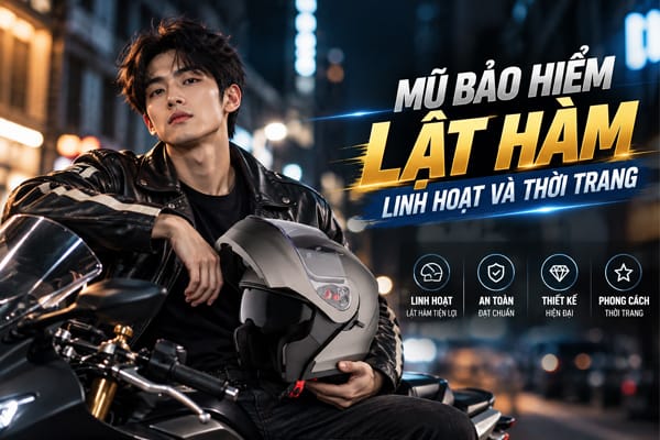 Mũ bảo hiểm lật hàm